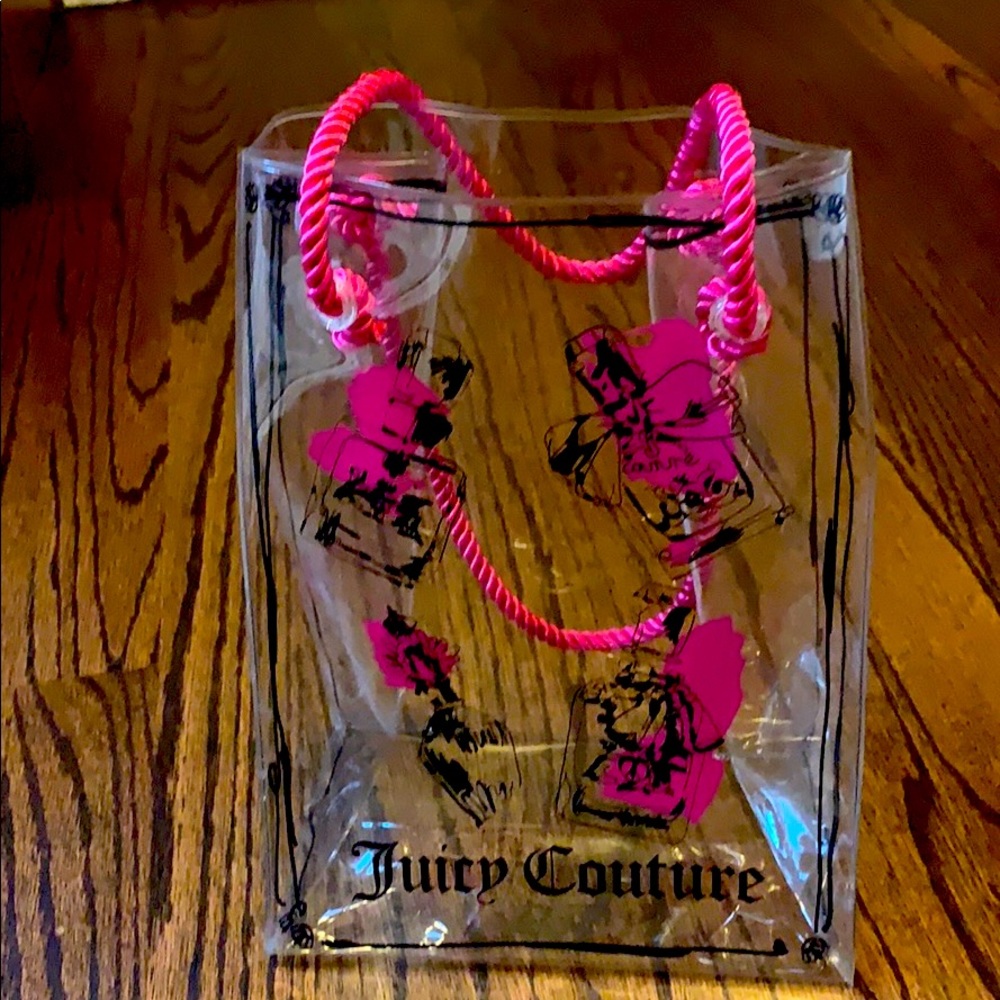 Juicy Couture vinyl tote bag